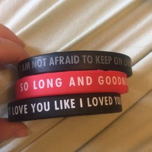 3 My Chemical Romance bracelets